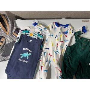 Lot - Boys Clothes, NWT Hudson Baby, Tommy Bahama, Nike, Carter's,‎ 0-6Months